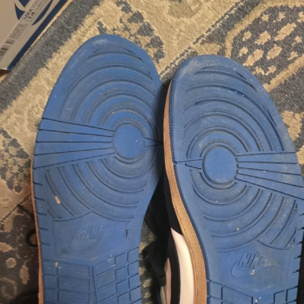 Nike TS Fragment Men's Black, White, and Blue Sneakers Size 14 - Picture 8 of 8